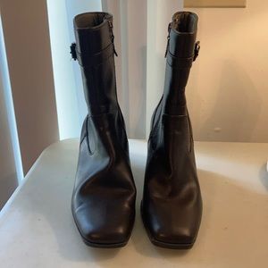 Tommy Hilfiger Rosabella Square Toe Zippered Boots Sz 9.5M